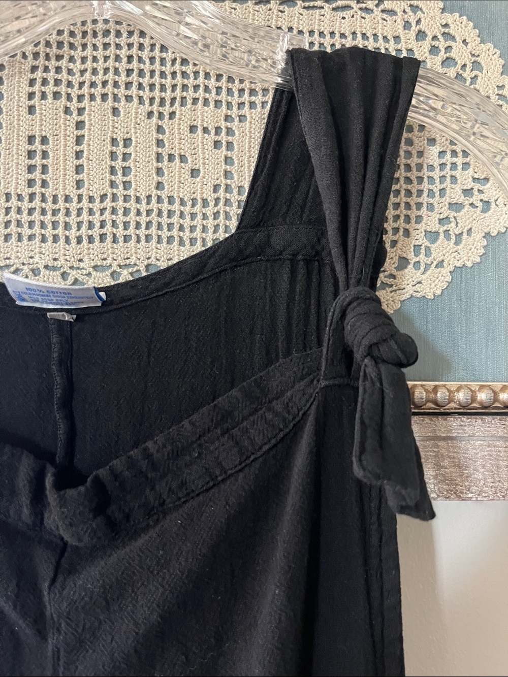 Oh My Gauze! Black Wide-Leg Jumpsuit - Picture 5 of 6